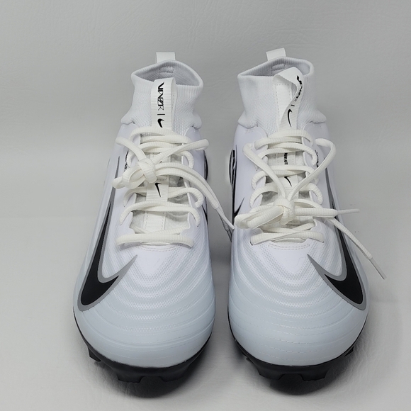 Nike Zoom Air Vapor Pro 1 White/Black Football Cleat IB2495-105 Men Sz 14.5 New